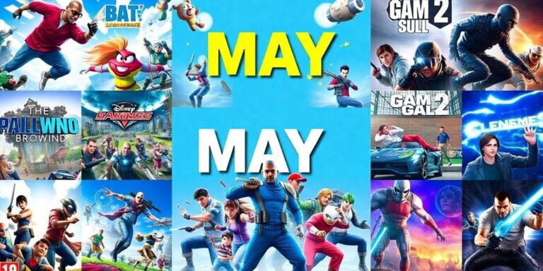 Les dernières sorties de jeux en mai 2025 : Qu’est-ce qui nous attend ?